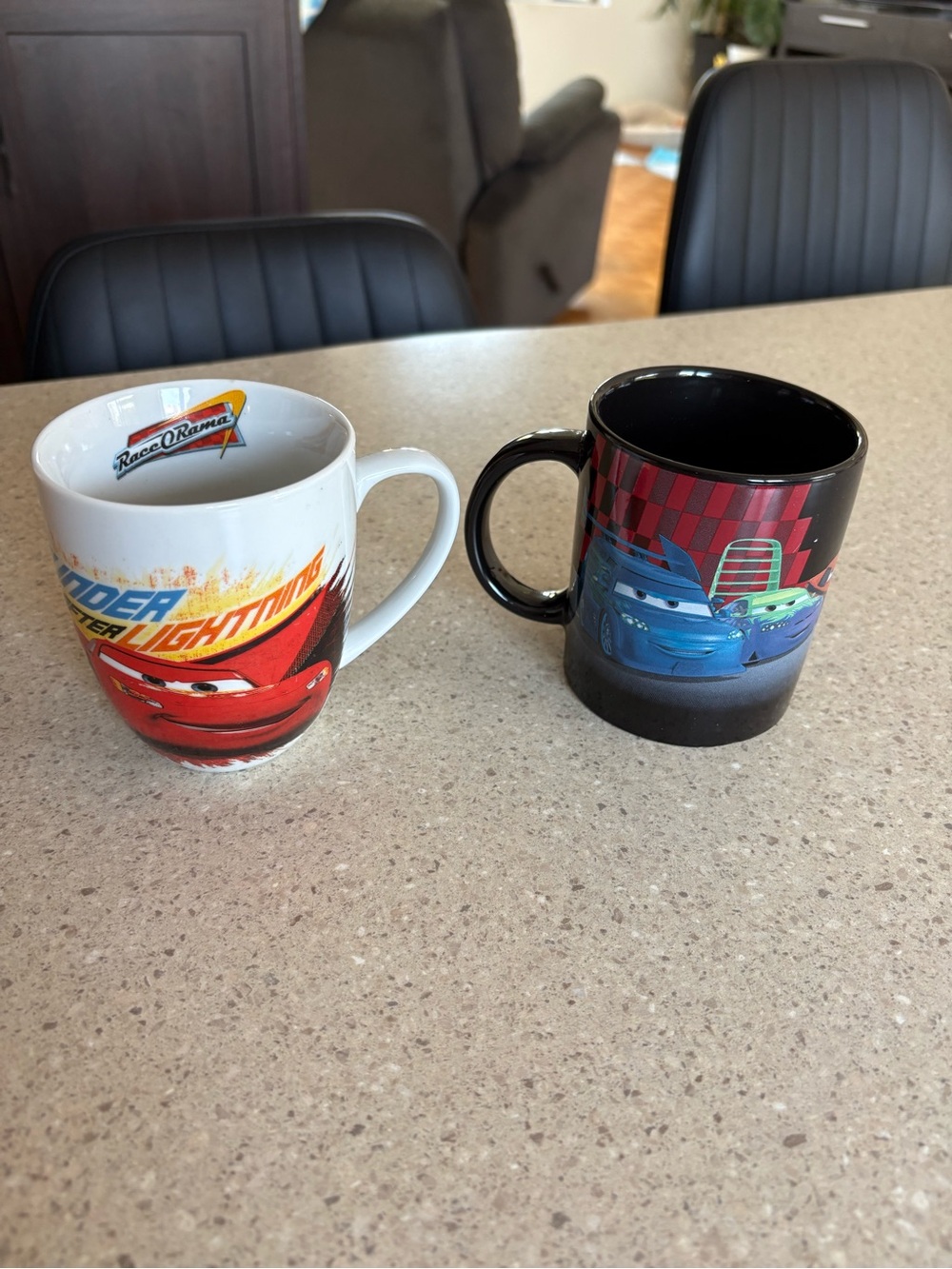 Enesco Disney Pixar Cars Character Mugs - Red, Black